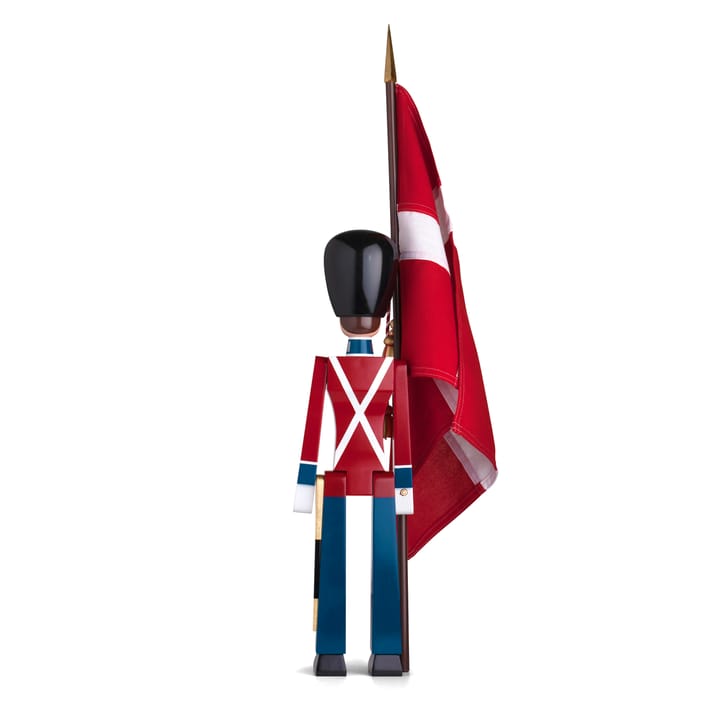Kay Bojesen wartownik z tekstylną flagą, 50 cm Kay Bojesen Denmark