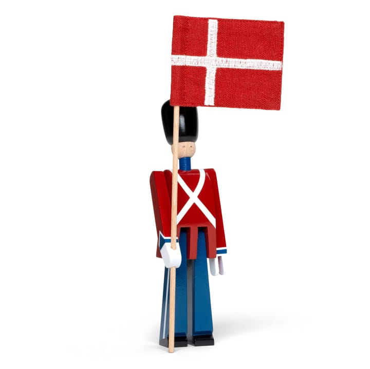Kay Bojesen wartownik z tekstylną flagą mini - 18,5 cm - Kay Bojesen Denmark
