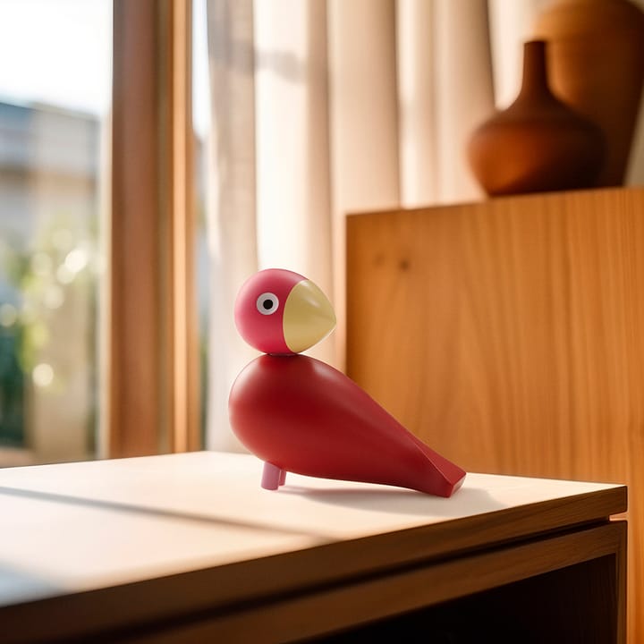 Kay Bojesen Year Bird 2024 śpiewający ptak Flora, Różowy Kay Bojesen Denmark