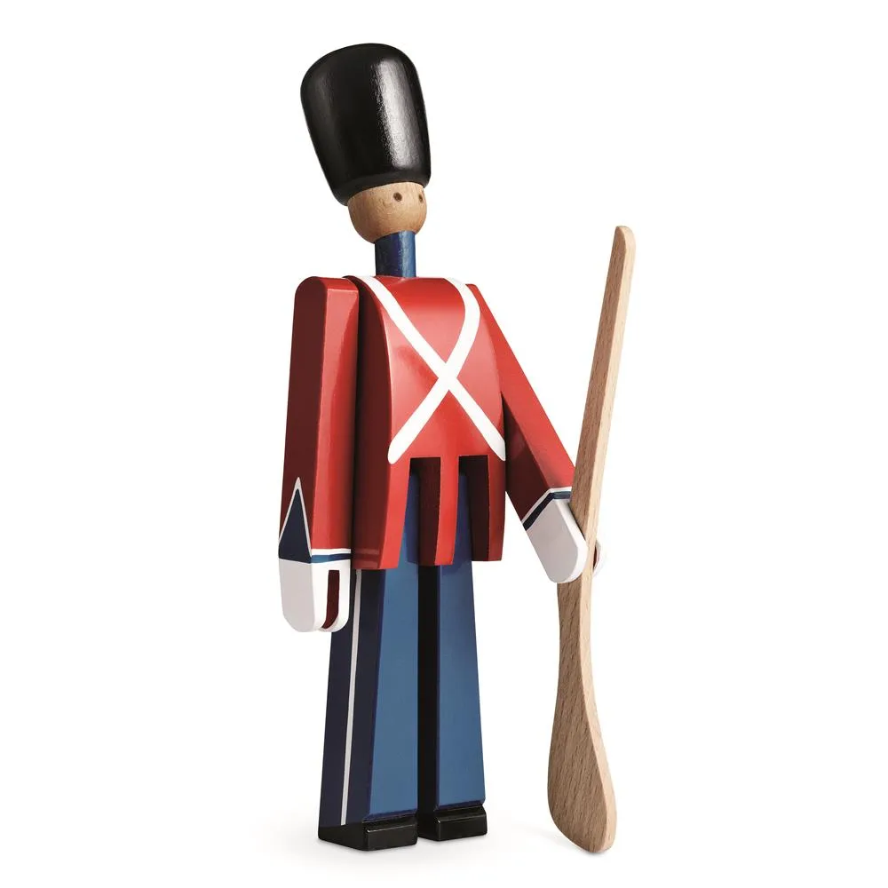 Kay Bojesen żołnierz z bronią, czerwono-niebieski Kay Bojesen Denmark