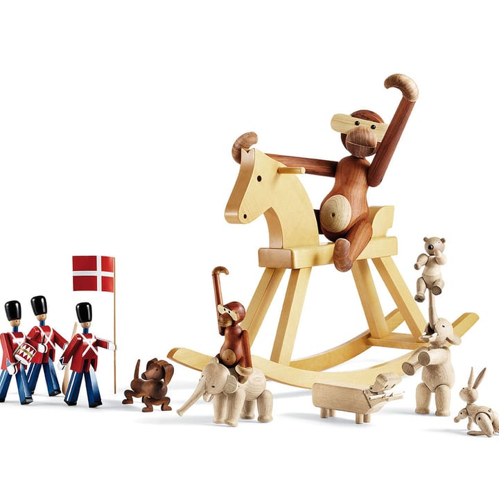 Kay Bojesen żołnierz z bronią, czerwono-niebieski Kay Bojesen Denmark