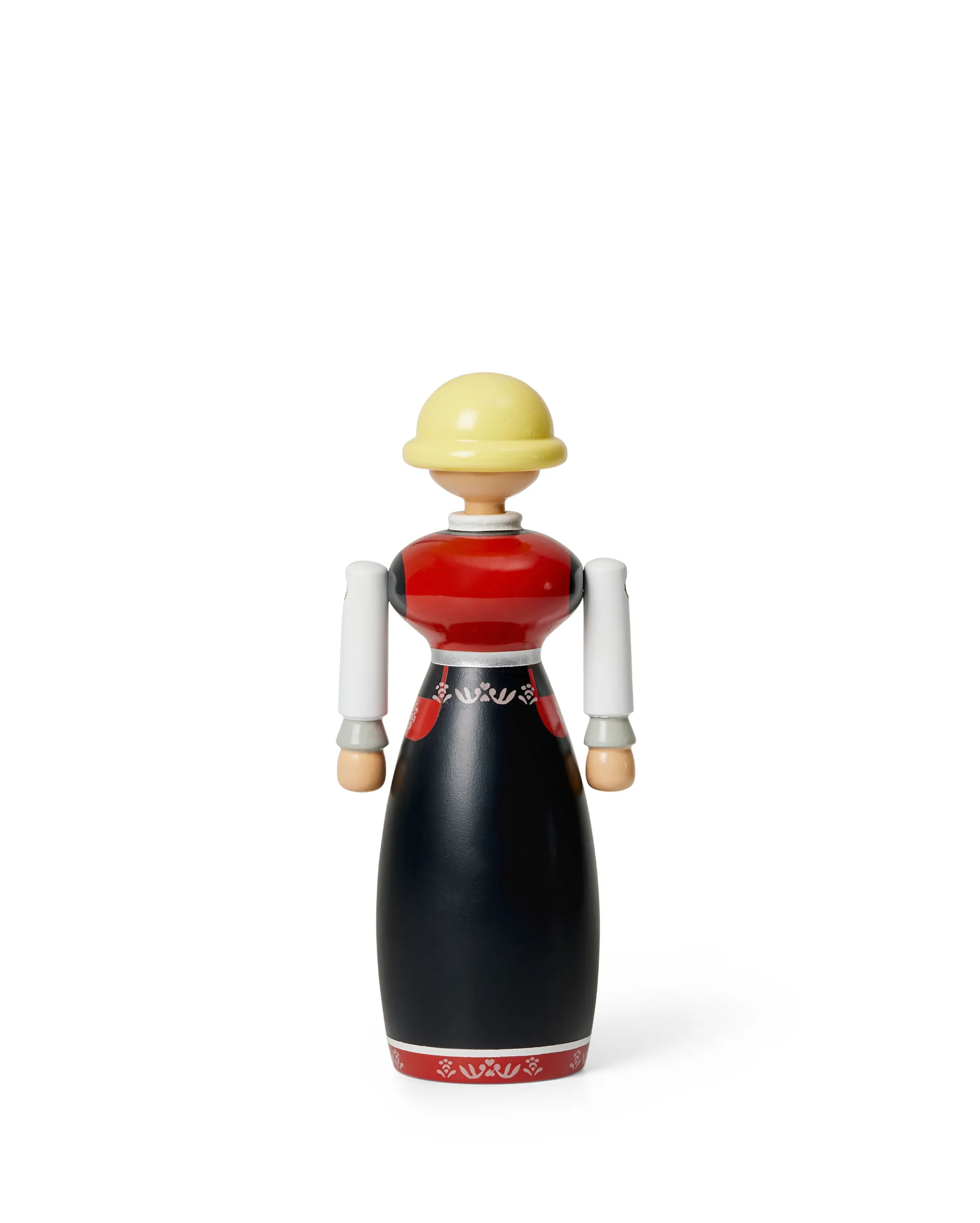 Kobieta w tradycyjnym stroju norweskim Kay Bojesen, Czarny-czerwony-biały Kay Bojesen Denmark