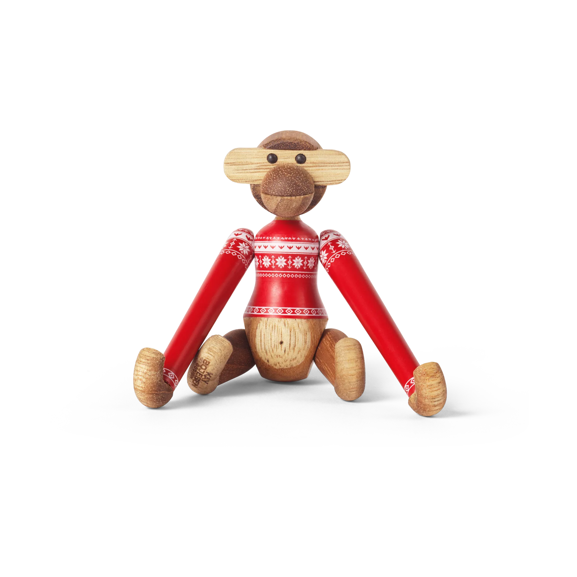 Mini małpka Kay Bojesen Christmas Jumper 2024, Teak-Limba Kay Bojesen Denmark