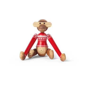 Mini małpka Kay Bojesen Christmas Jumper 2024 - Teak-Limba - Kay Bojesen Denmark