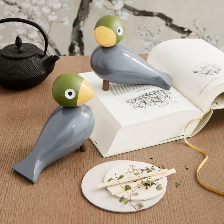 Nightingale sångfågel, aqua Kay Bojesen Denmark