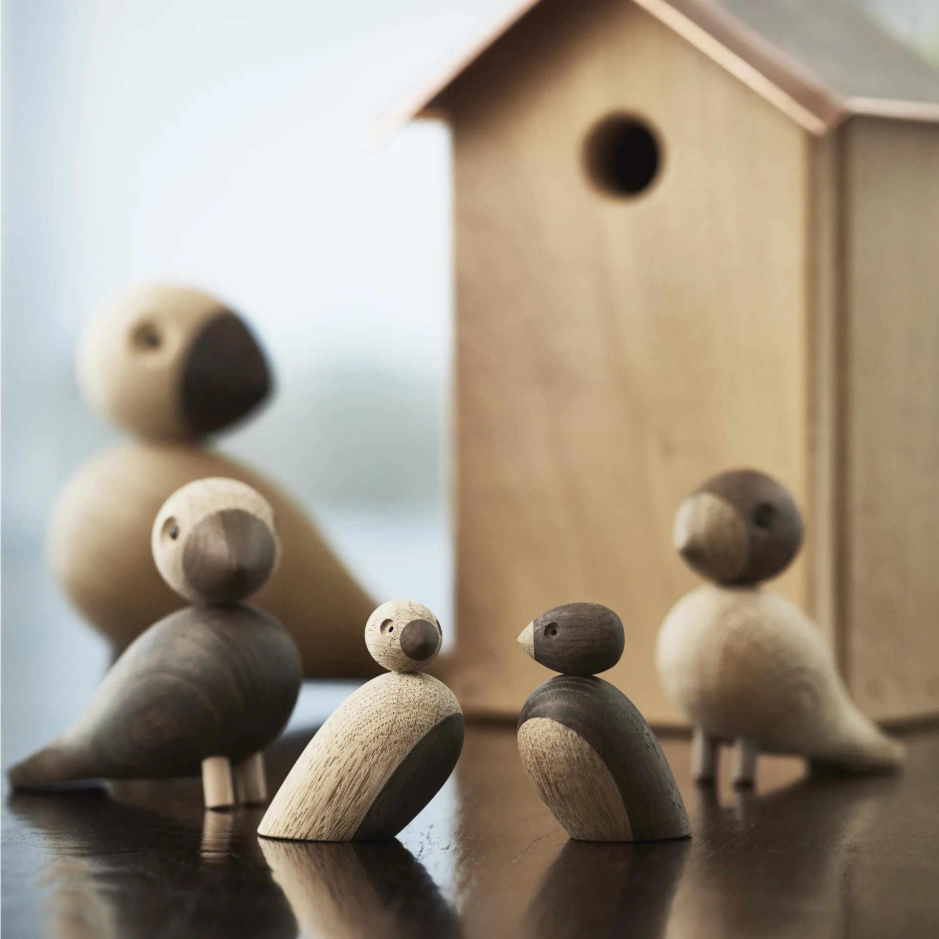 Wróble Kay Bojesen 2 szt., dąb Kay Bojesen Denmark