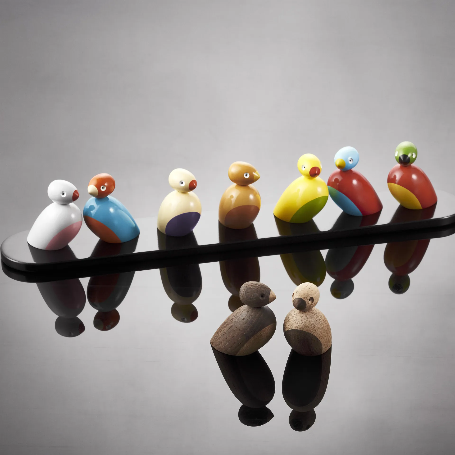 Wróble Kay Bojesen 2 szt., dąb Kay Bojesen Denmark