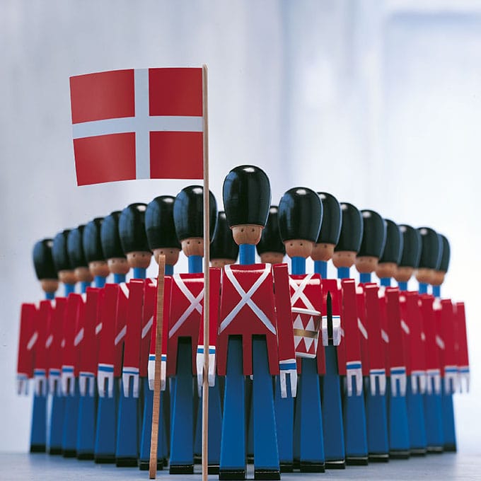 Żołnierzyk Kay Bojesen - czerwony - niebieski - Kay Bojesen Denmark