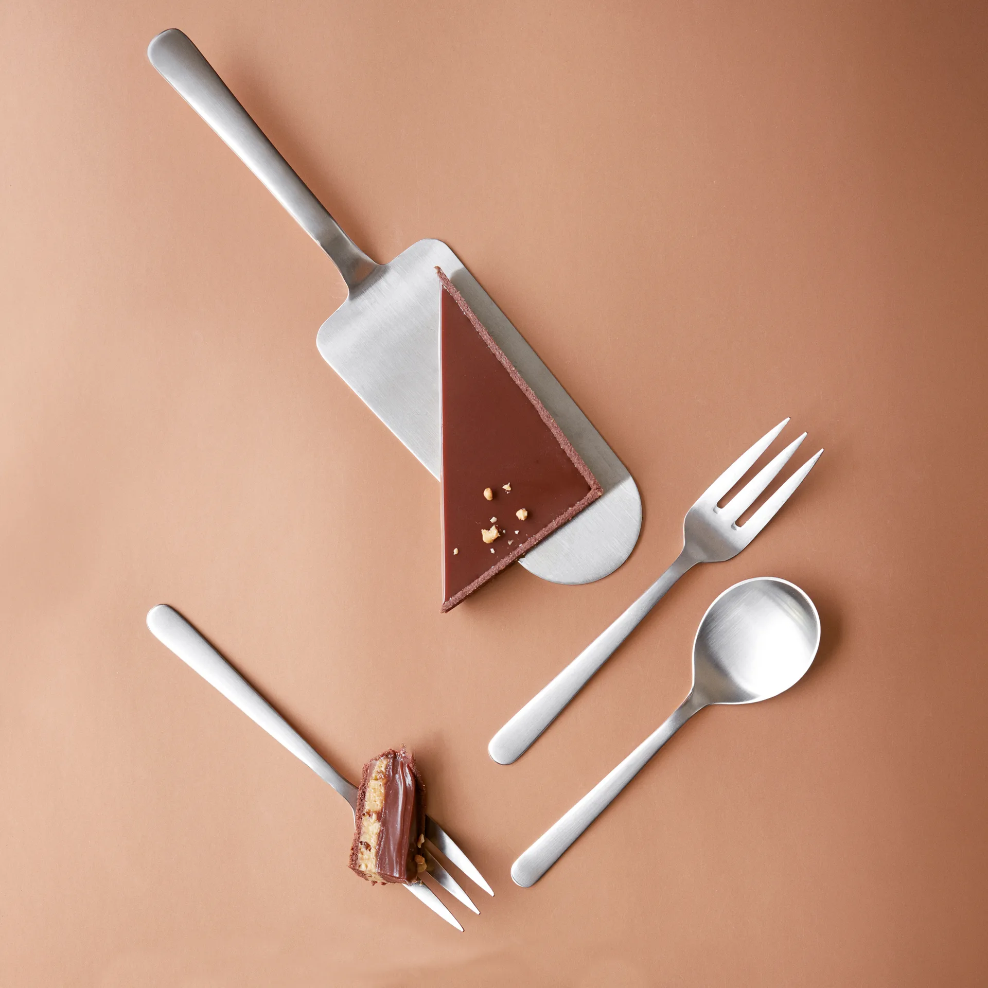 Grand Prix łopata do ciasta 22,5 cm, Polished steel Kay Bojesen