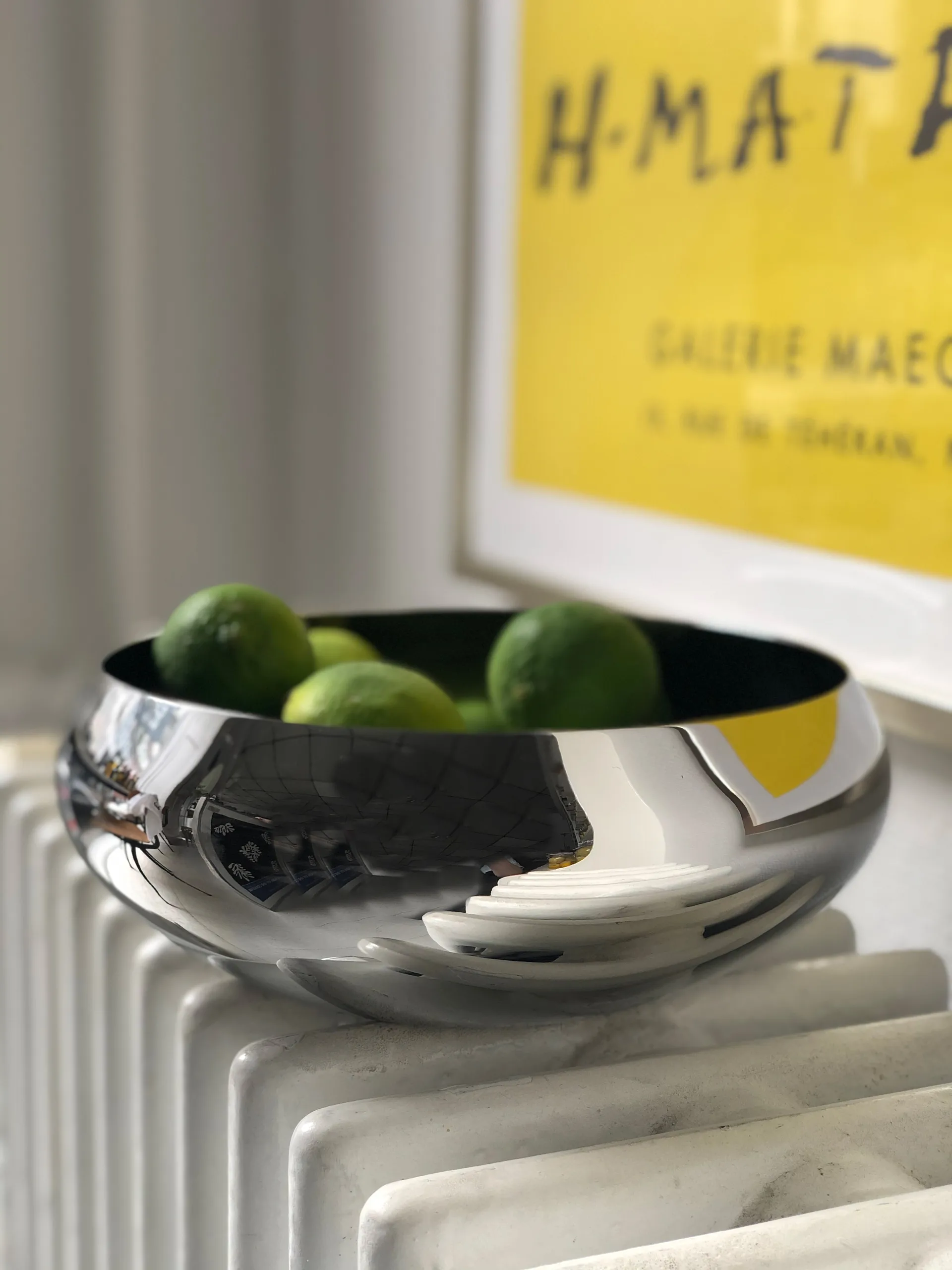 NEST miska Ø27 cm, Polished steel Kay Bojesen