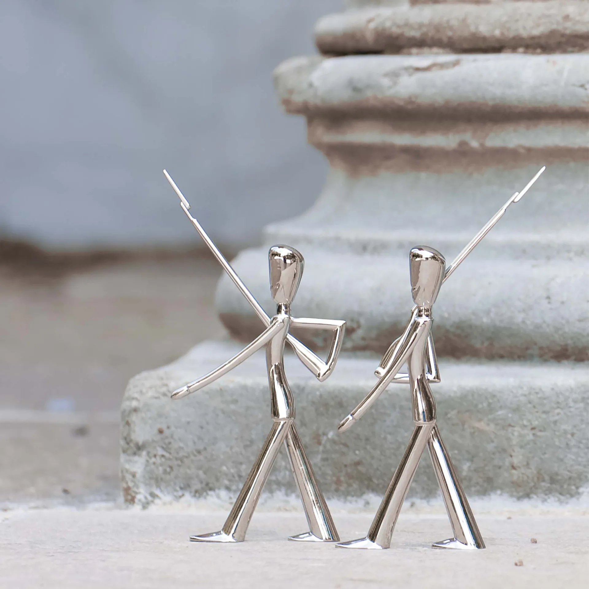 Royal Guard statuetka 16 cm, Polished steel Kay Bojesen