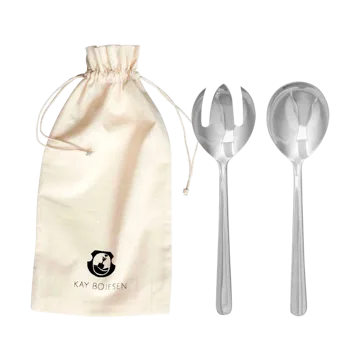 Sztućce do sałatek Grand Prix 23,5 cm 2 części - Polished steel - Kay Bojesen