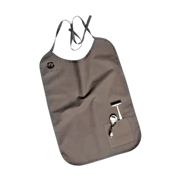 Sztućce i śliniaczek Grand Prix dla dzieci 3 części - Polished steel - Kay Bojesen