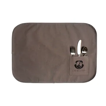 Sztućce i taca stołowa Grand Prix dla dzieci 4 części - Polished steel - Kay Bojesen