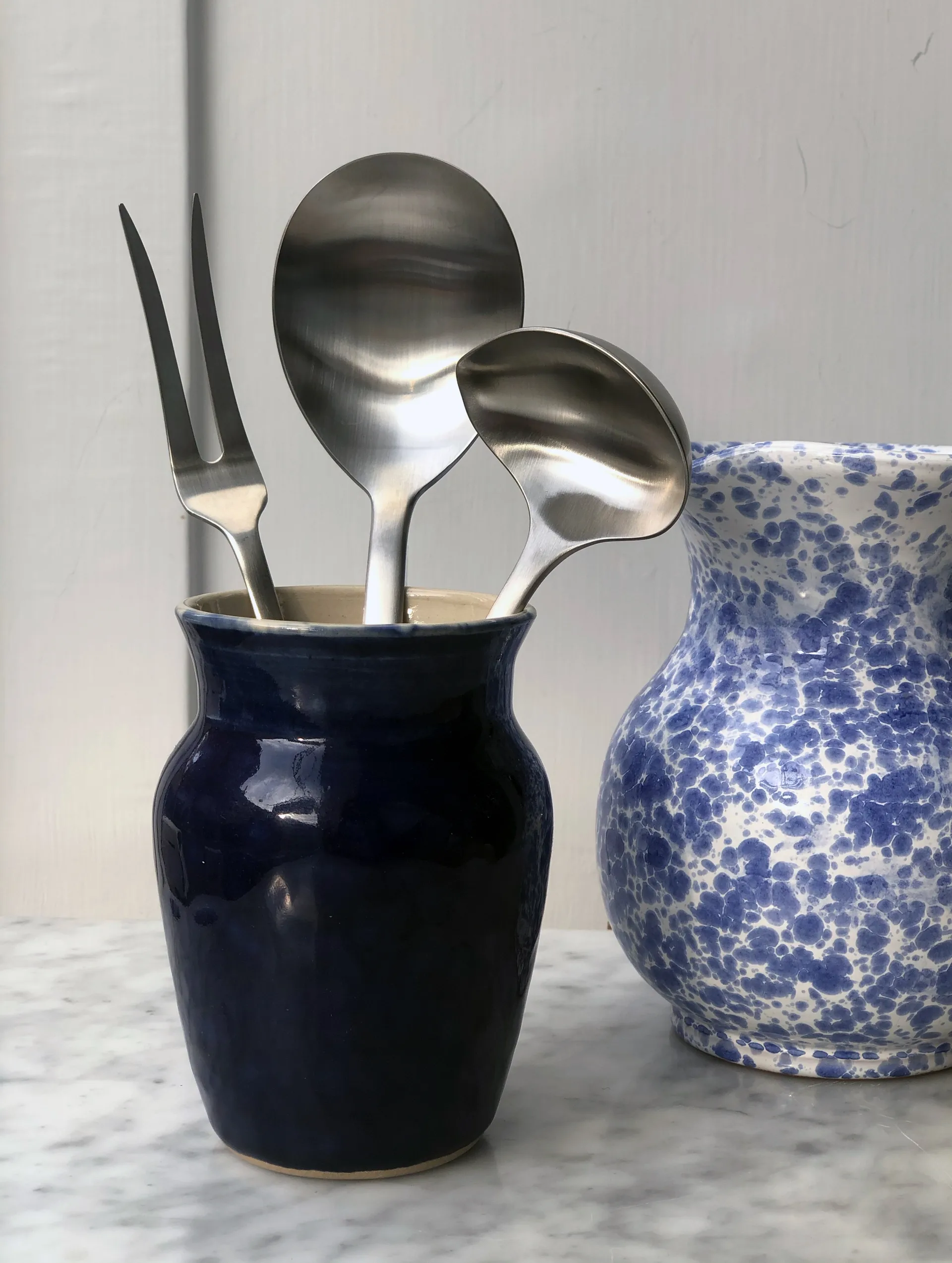 Zestaw do serwowania Grand Prix 3 części, Matte steel Kay Bojesen