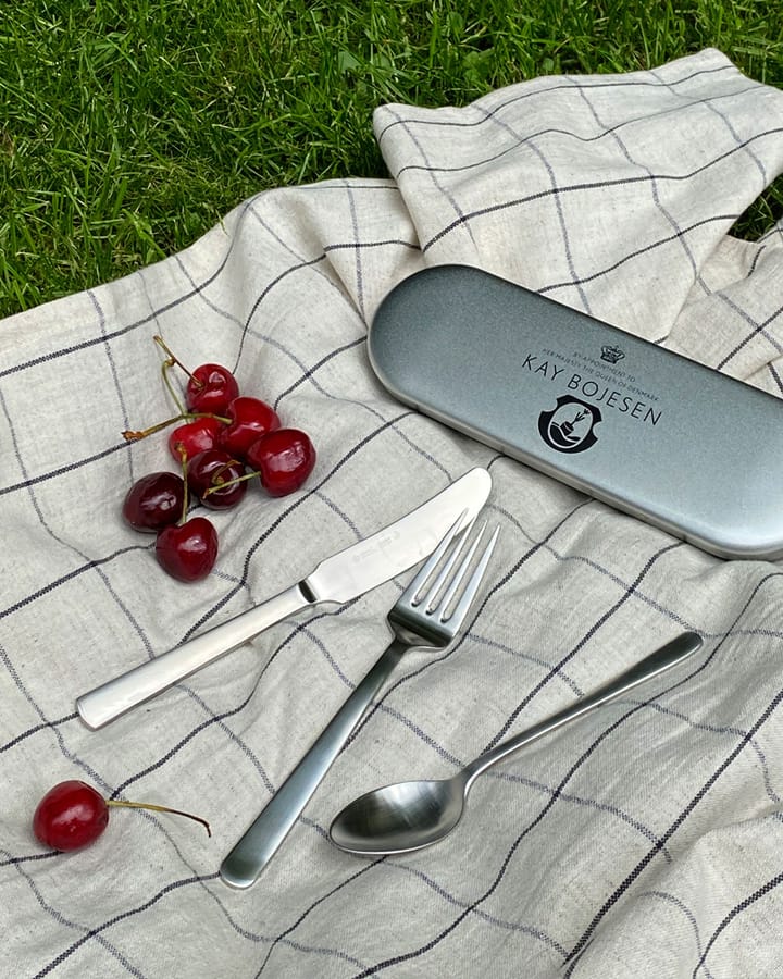 Zestaw podróżny sztućców Grand Prix 3 części, Polished steel Kay Bojesen