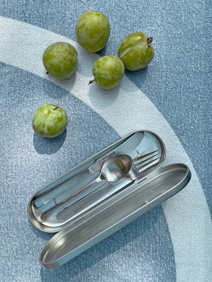 Zestaw podróżny sztućców Grand Prix 3 części, Polished steel Kay Bojesen