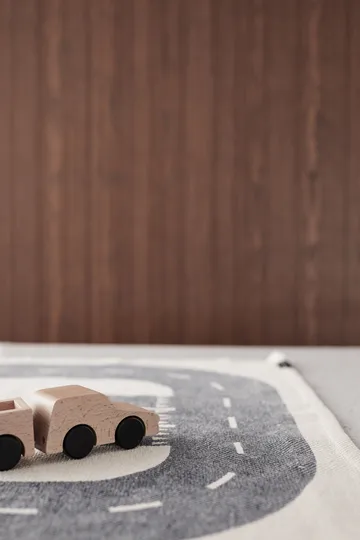 Dywan Aiden 90x130 cm - Niebieskoszary - Kid's Concept