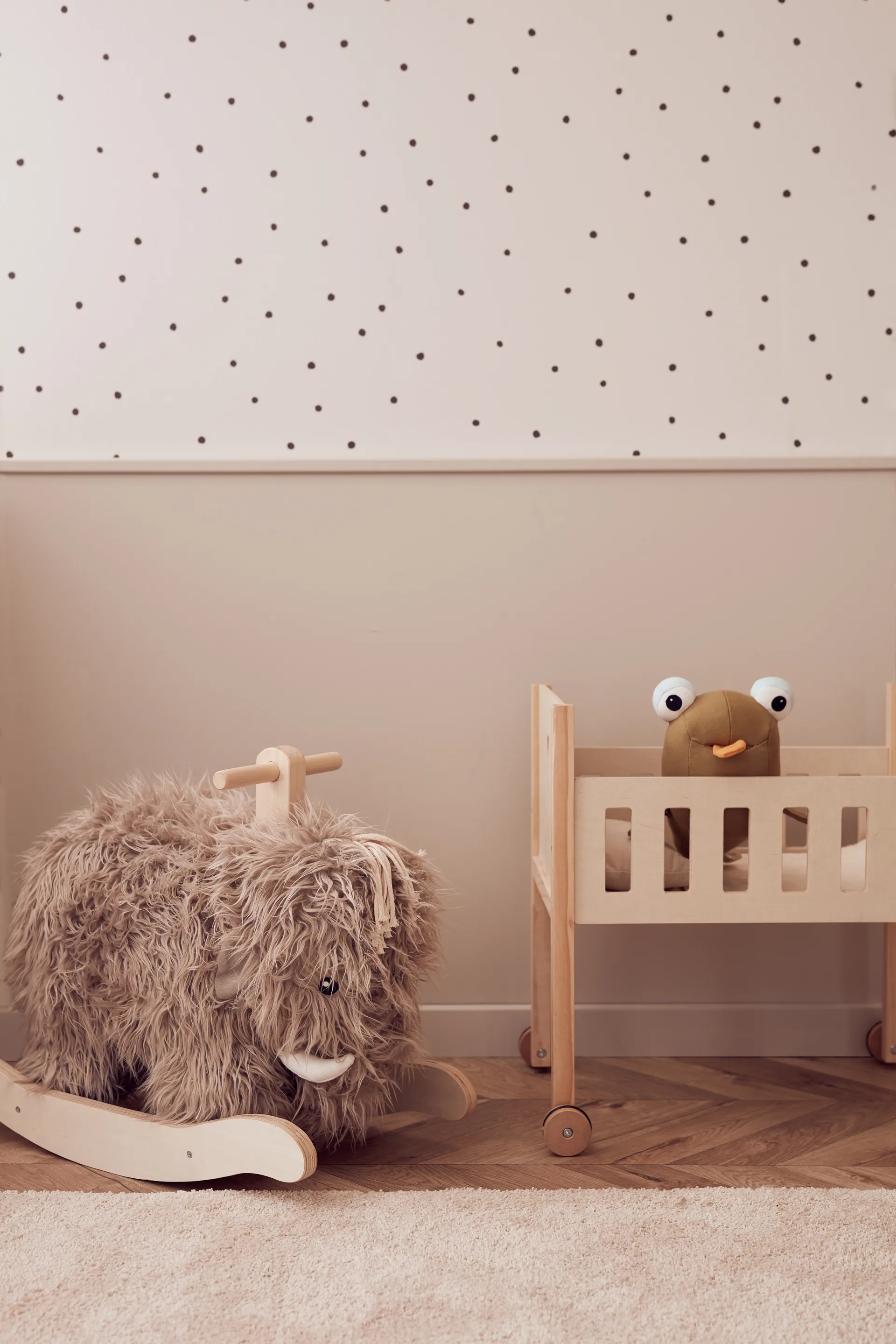 Konik na biegunach mamut Neo, Szary Kid's Concept