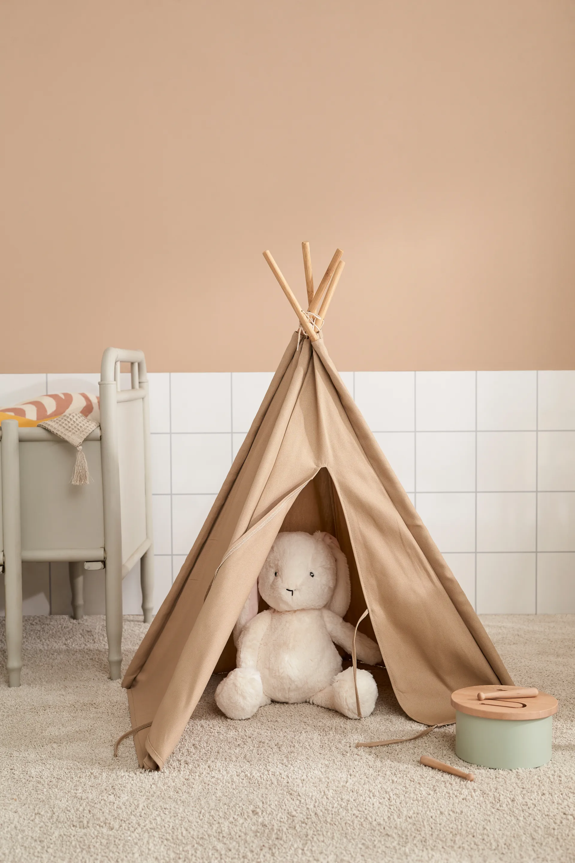 Mini tipi Kid's Base, Beżowy Kid's Concept