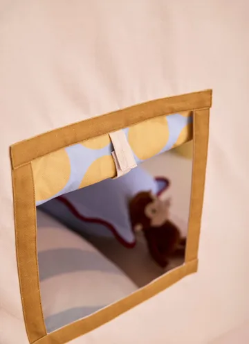 Namiot domek dla dzieci, 110x80x124 cm - Gołębia niebieska kratka - Kid's Concept