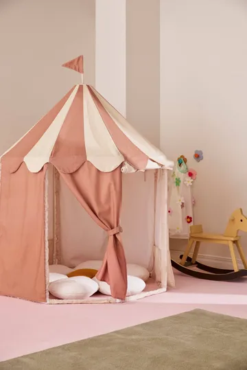 Namiot domek dla dzieci Kid's Base - Brązowe paski - Kid's Concept