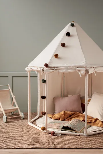 Namiot domek dla dzieci Kid's Base - Naturalny biały - Kid's Concept