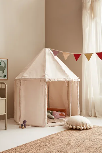 Namiot domek dla dzieci Kid's Base - Naturalny biały - Kid's Concept