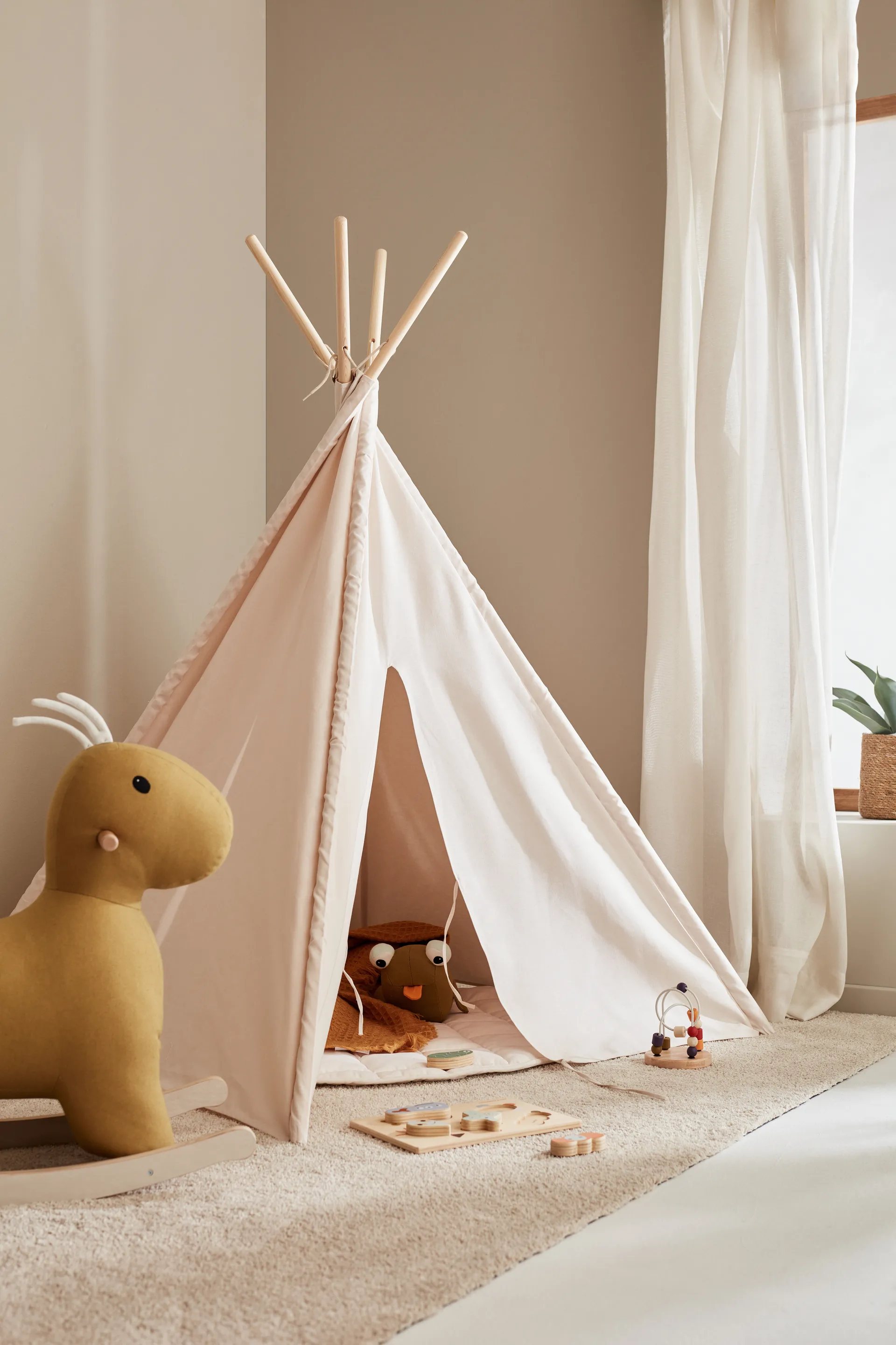 Namiot tipi Kid's Base, Naturalny biały Kid's Concept