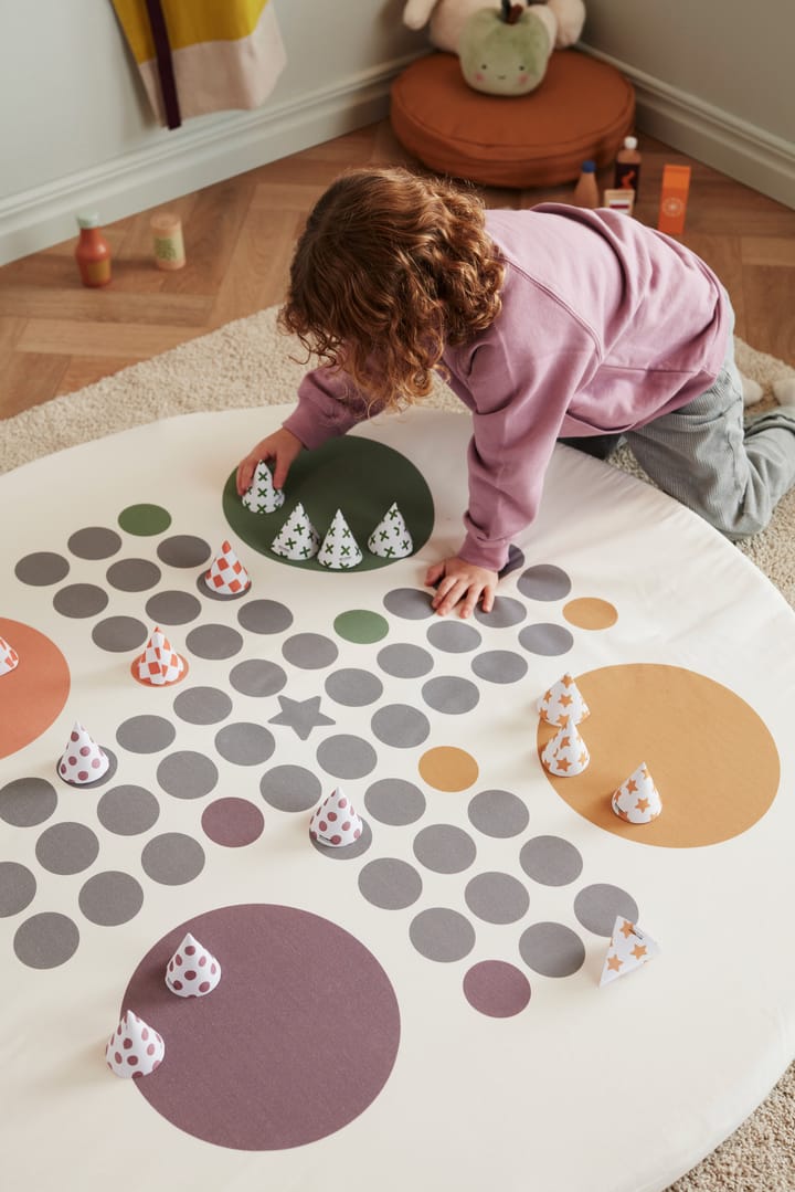 Podkładka dla dzieci Kid's Base do gier planszowych Ø110 cm - Biały - Kid's Concept