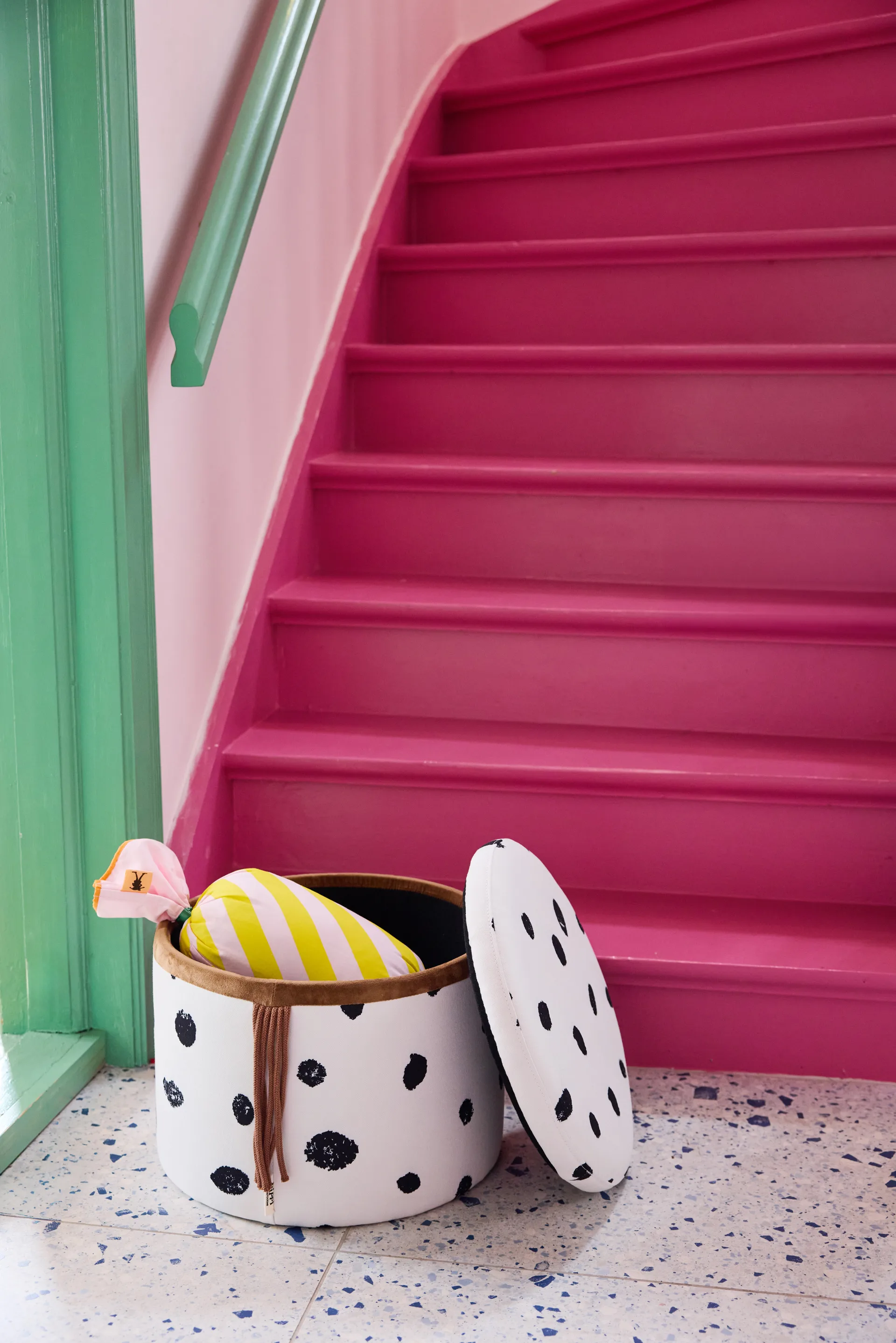 Poduszka cukierek Pippi, Różowy Kid's Concept