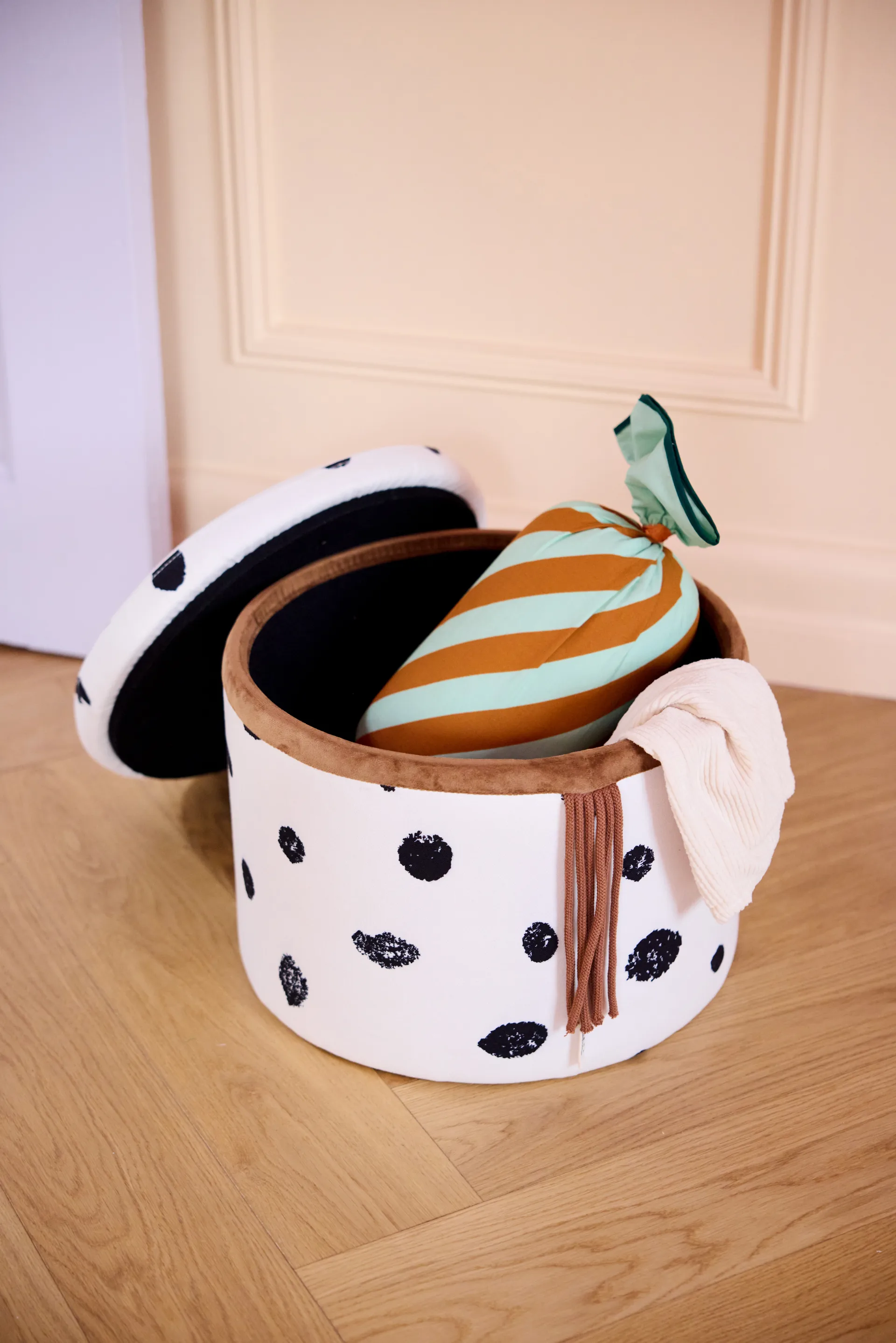 Poduszka cukierek Pippi, Zielony Kid's Concept