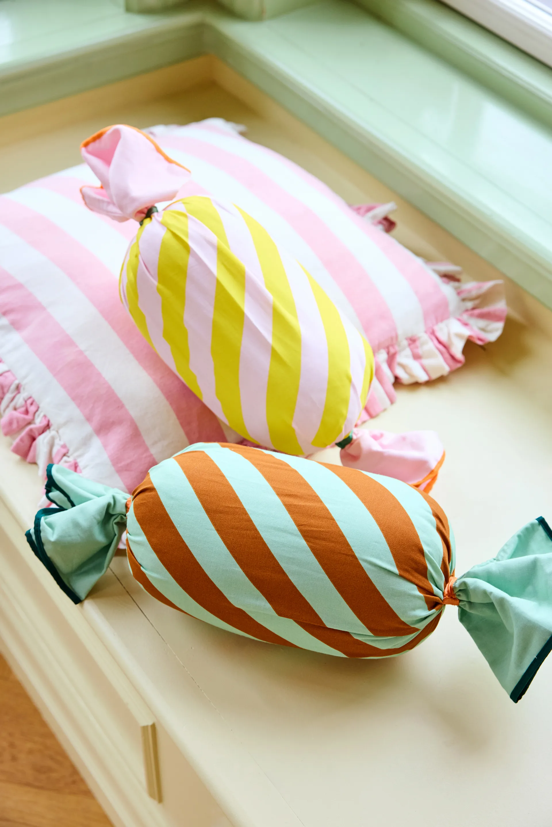 Poduszka cukierek Pippi, Zielony Kid's Concept