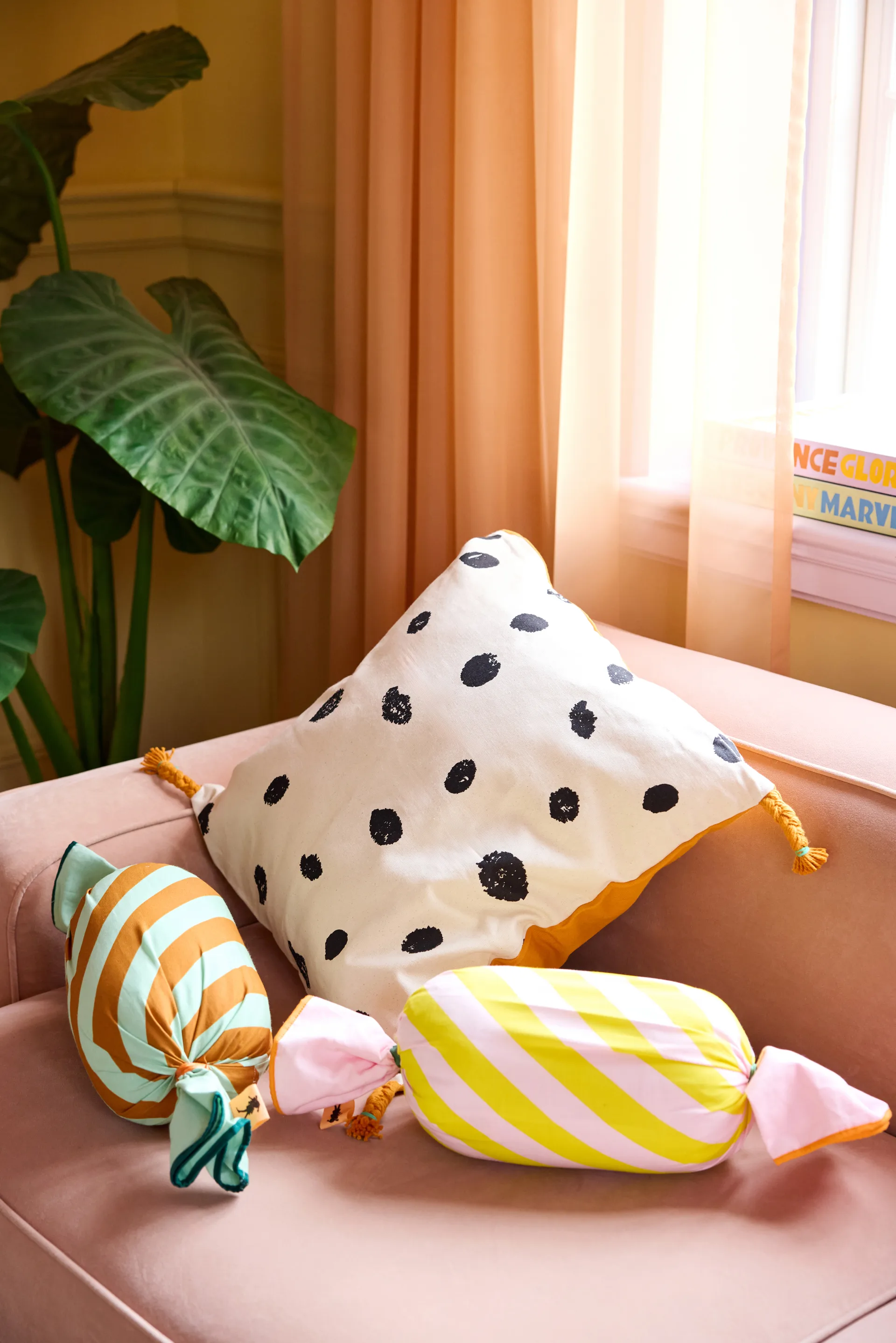 Poduszka cukierek Pippi, Zielony Kid's Concept
