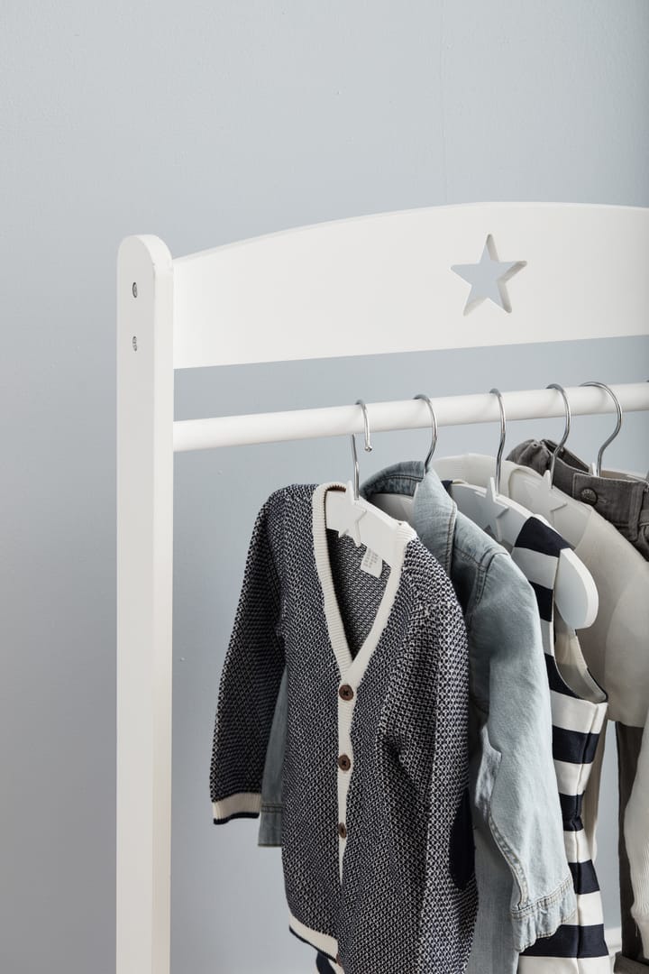 Wieszak na ubrania Star, Biały Kid's Concept