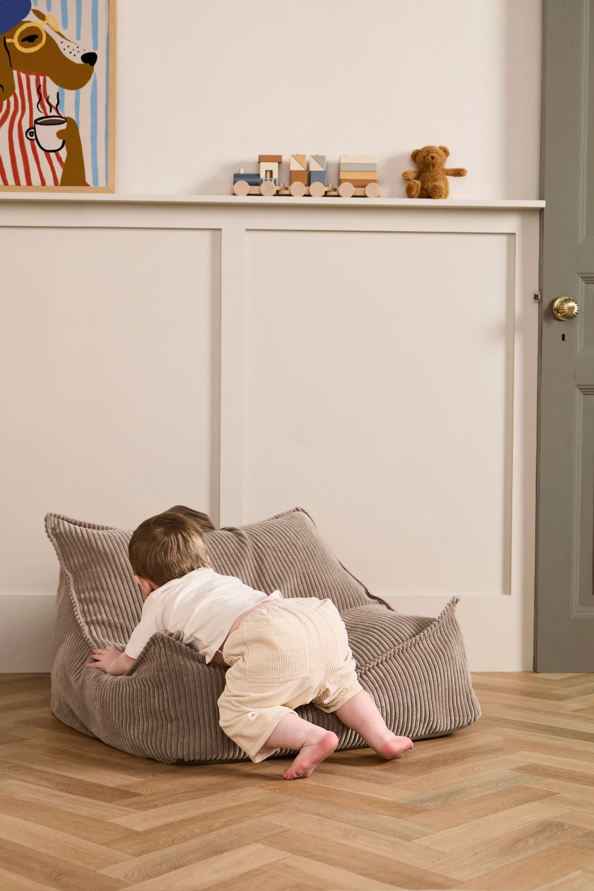 Worek do siedzenia Kid's Base, Brązowy Kid's Concept