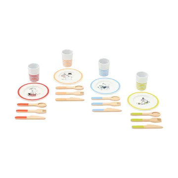 Zestaw naczyń Muminki - 16 części - Kid's Concept