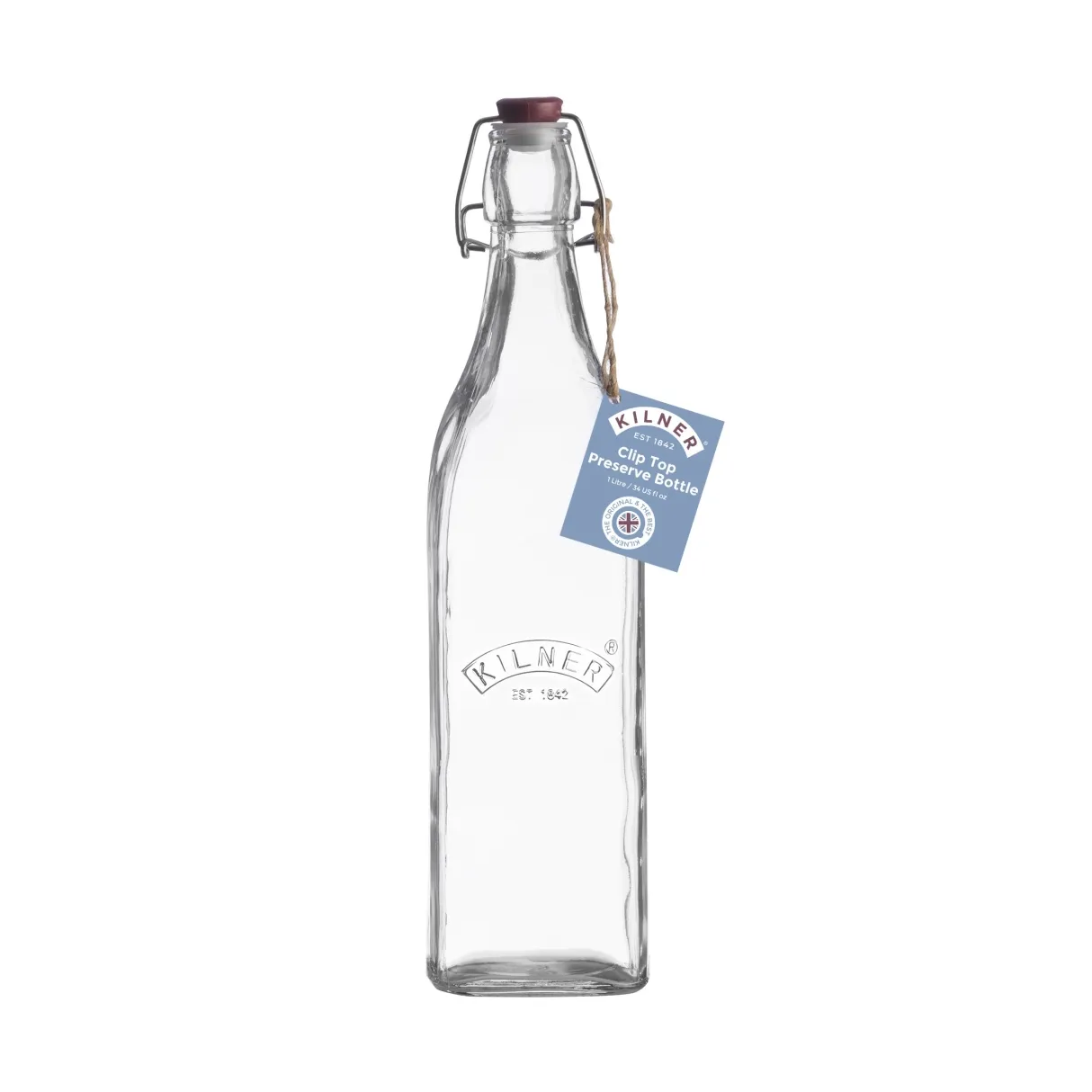 Butelka z zapięciem pałąkowym Kilner, Przezroczysty, 0,55 L Kilner