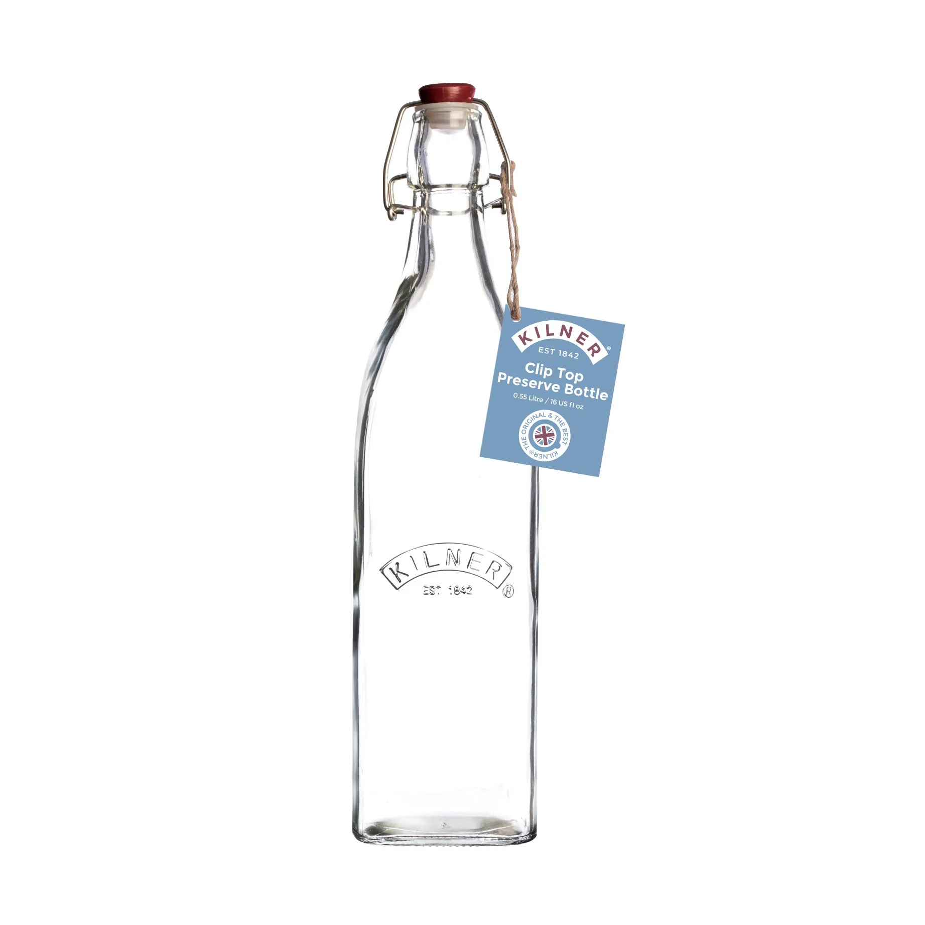 Butelka z zapięciem pałąkowym Kilner, Przezroczysty, 0,55 L Kilner