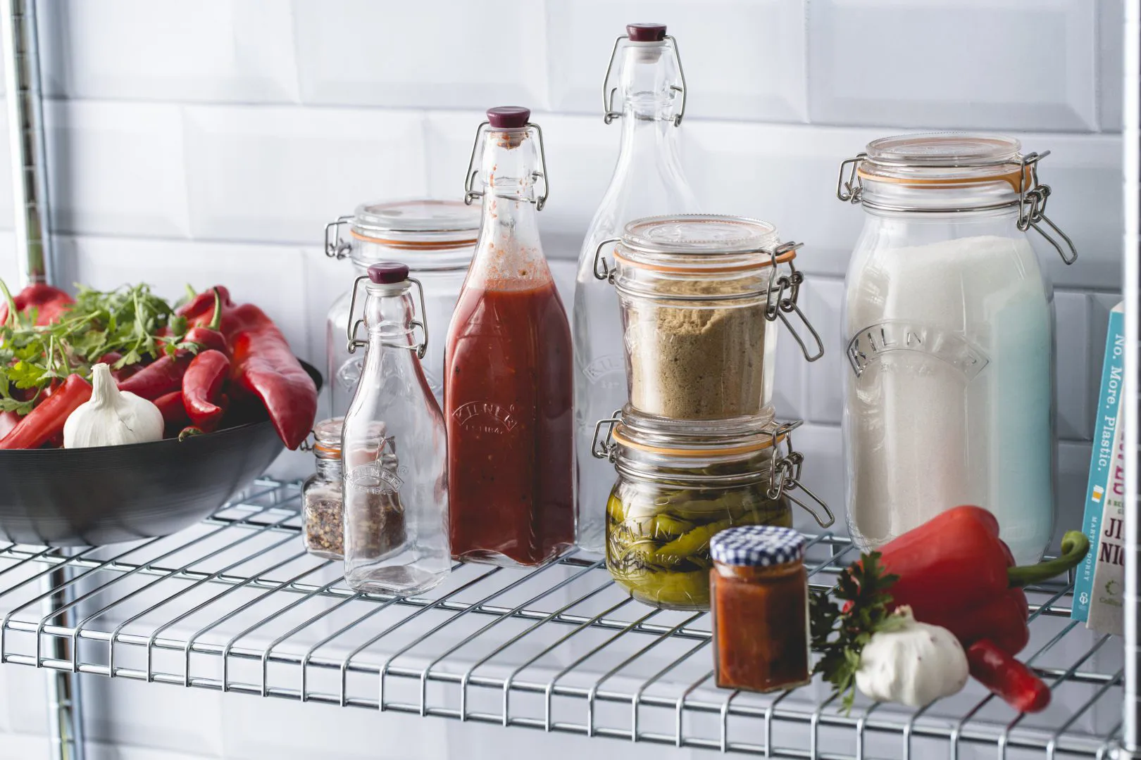 Butelka z zapięciem pałąkowym Kilner, Przezroczysty, 0,55 L Kilner