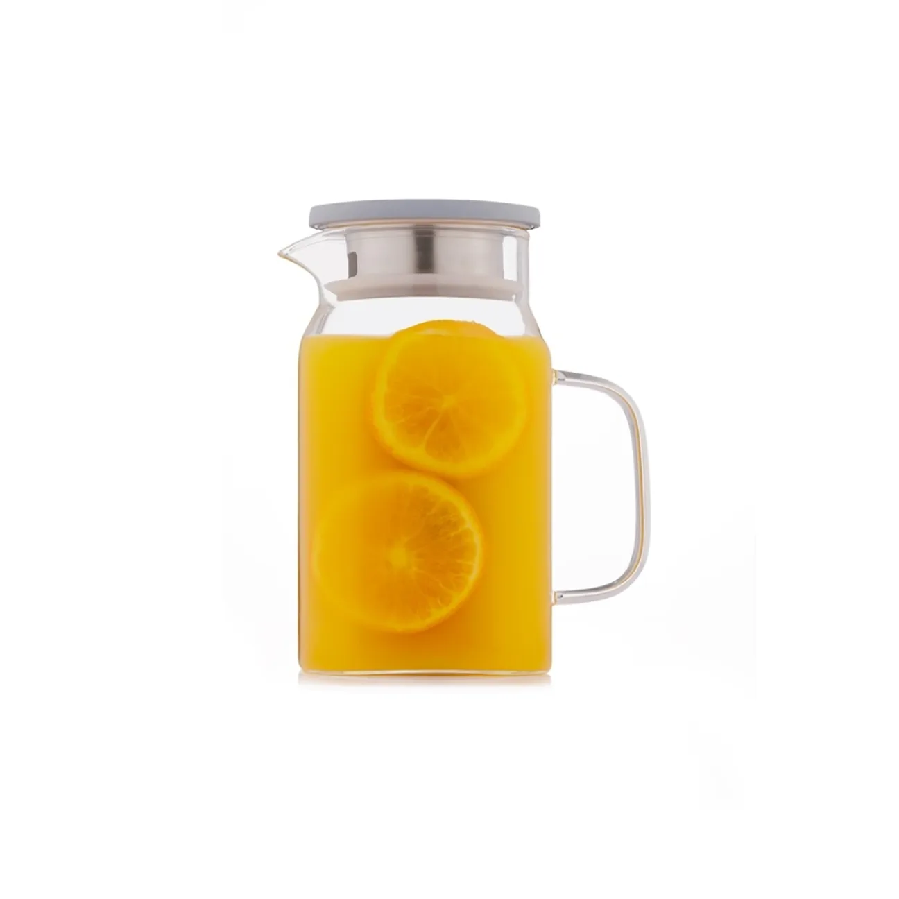 Dzbanek do lodówki Kilner FRESH, Przezroczysty-szary, 1,2 L Kilner