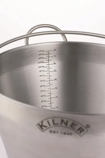Dzbanek do lodówki Kilner FRESH - Przezroczysty-szary, 1,2 L - Kilner