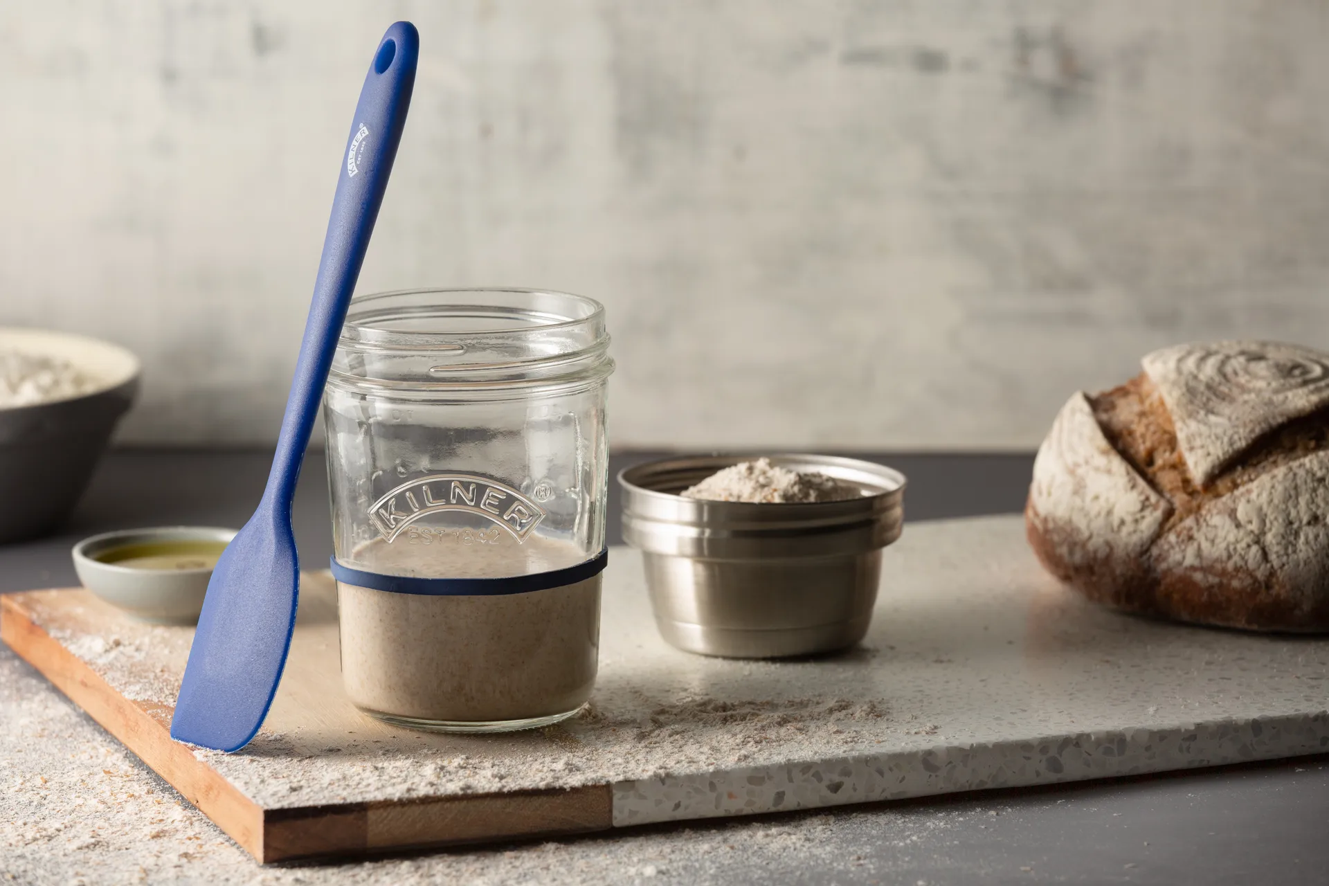 Kilner zestaw startowy do zakwasu 350 ml, Przezroczysty Kilner