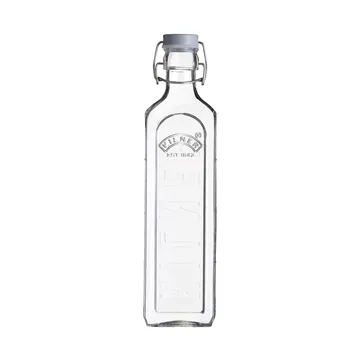 Kwadratowy słoik na przyprawy Kilner FRESH - Przezroczysty-szary, 160 ml - Kilner
