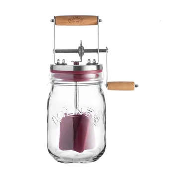 Maselnica Kilner - Przezroczysty-czerwony, 1 L - Kilner