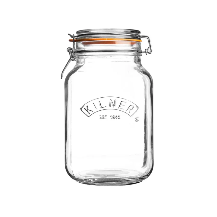 Okrągły słoik do przetworów Kilner - Przezroczysty-złoty, 250 ml - Kilner