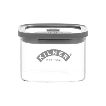Słoik do przechowywania Kilner FRESH - Przezroczysty-szary, 0,5 L - Kilner