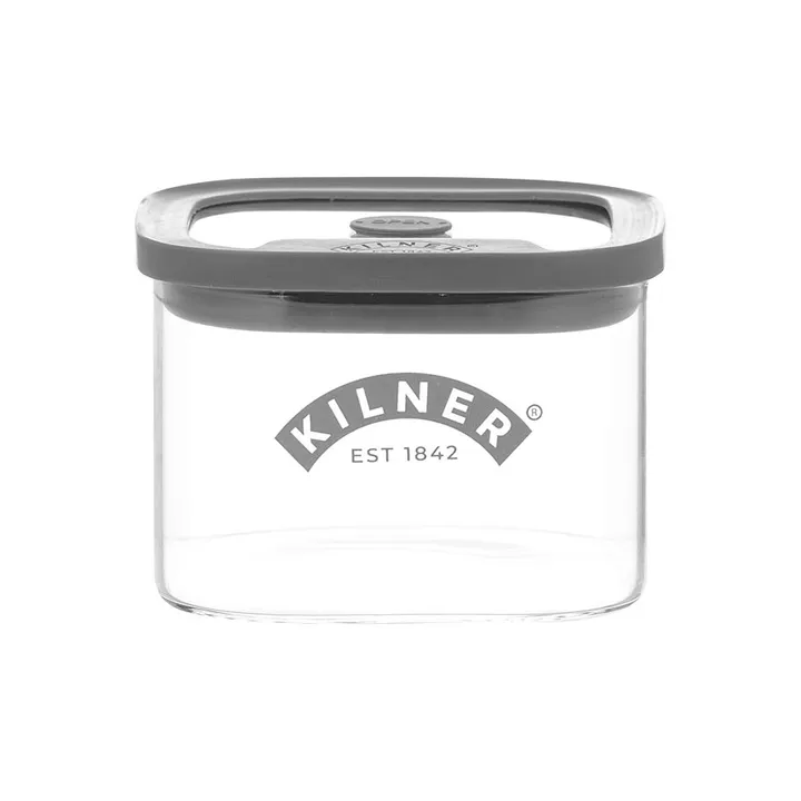 Słoik do przechowywania Kilner FRESH - Przezroczysty-szary, 0,5 L - Kilner