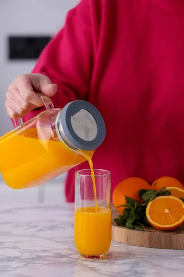 Słoik do przechowywania Kilner FRESH - Przezroczysty-szary, 0,5 L - Kilner