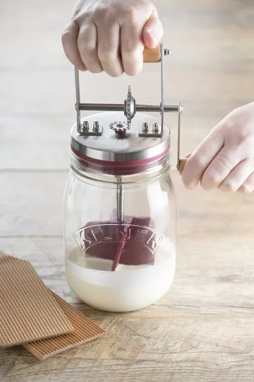 Słoik do przechowywania Kilner FRESH - Przezroczysty-szary, 1 L - Kilner